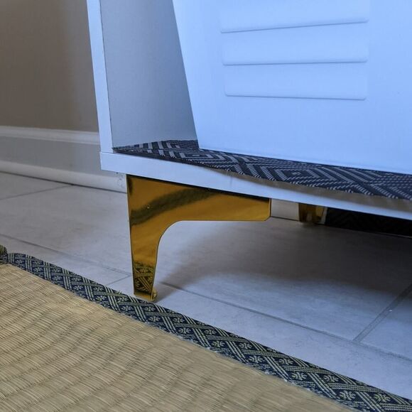 4 inch Gold color furniture/riser legs - Picture 2 of 3